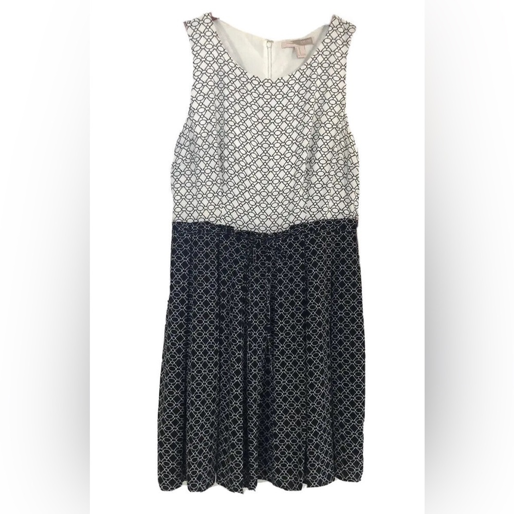 Forever 21 black and white sleeveless dress